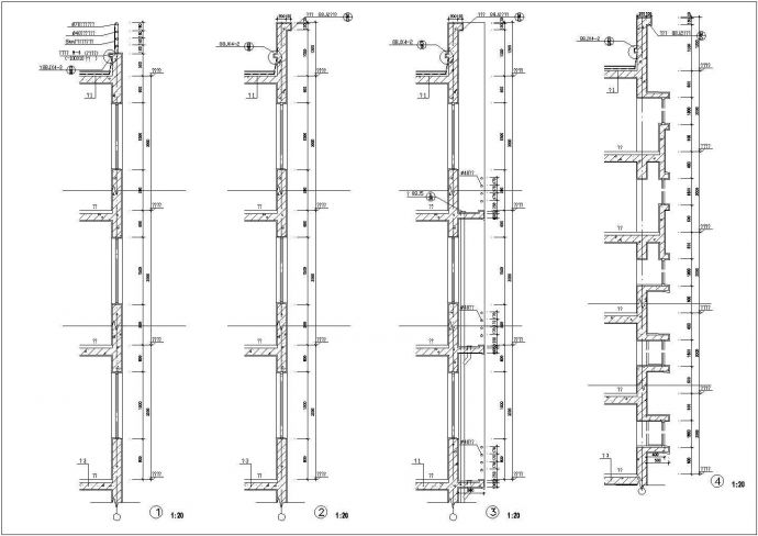 合肥高层全套施工期临建（生活办公）用房设计CAD全套建筑施工图_图1