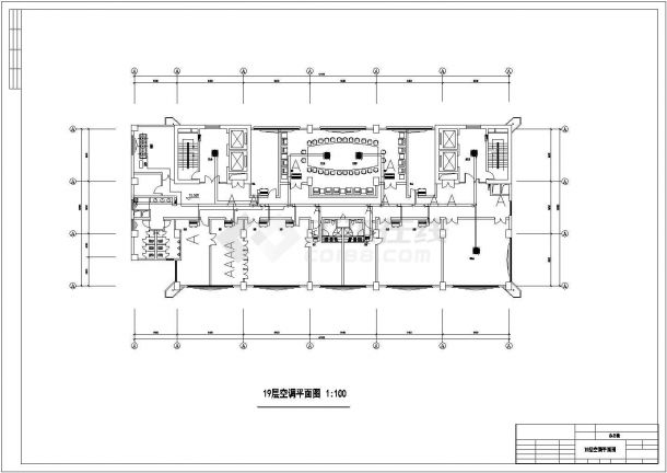 高层办公楼多联机系统设计施工图-图一