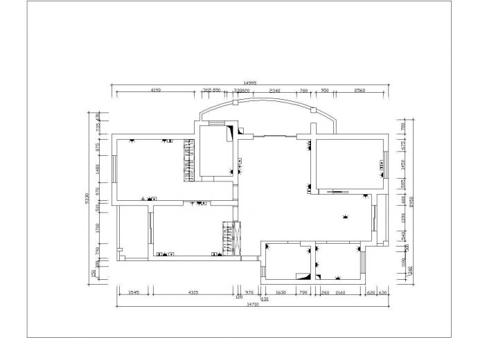 广州一套家具施工期临建（生活办公）用房设计CAD全套建筑施工图_图1