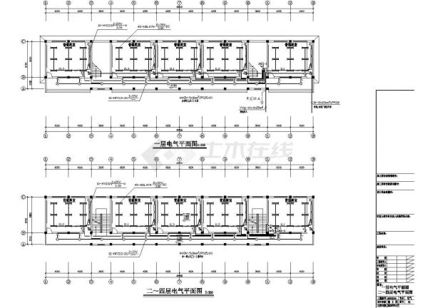 某7度抗震五层框架中学教学楼建筑施工cad图纸（结构设计总说明）-图二
