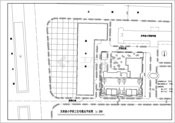 郝洲小学职工宅楼底商私人住宅楼设计CAD详细建筑施工图-图二