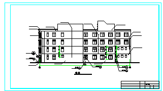 某大型别墅建筑结构cad设计施工图-图二