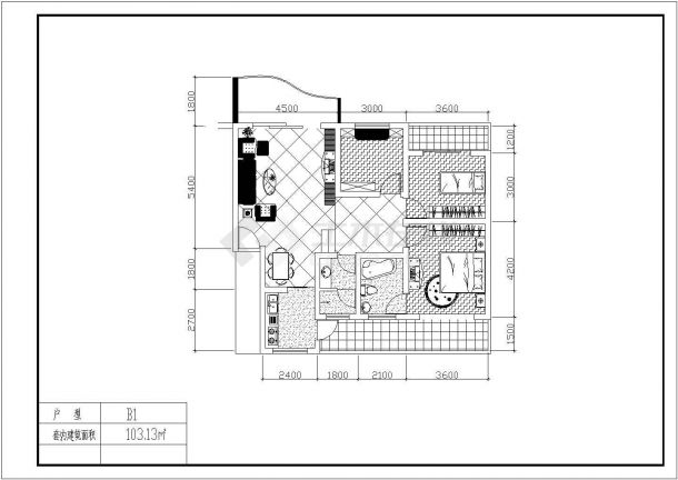 天津 经典户型施工期临建（生活办公）用房设计CAD全套建筑施工图-图二