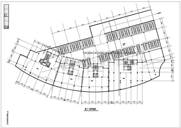 武汉某多层住宅施工期临建（生活办公）用房设计CAD全套建筑施工图-图二