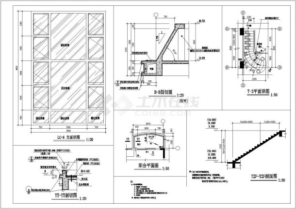 澳门某商品房底商私人住宅楼设计CAD详细建筑施工图-图二