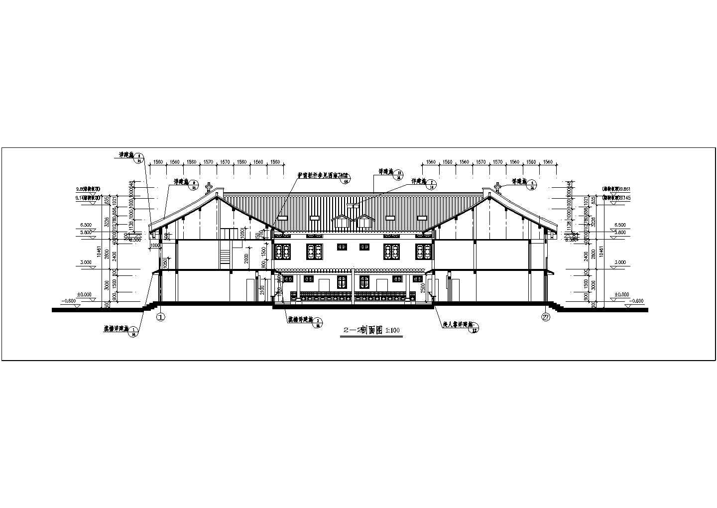 四川居民平立面底商私人住宅楼设计CAD详细建筑施工图