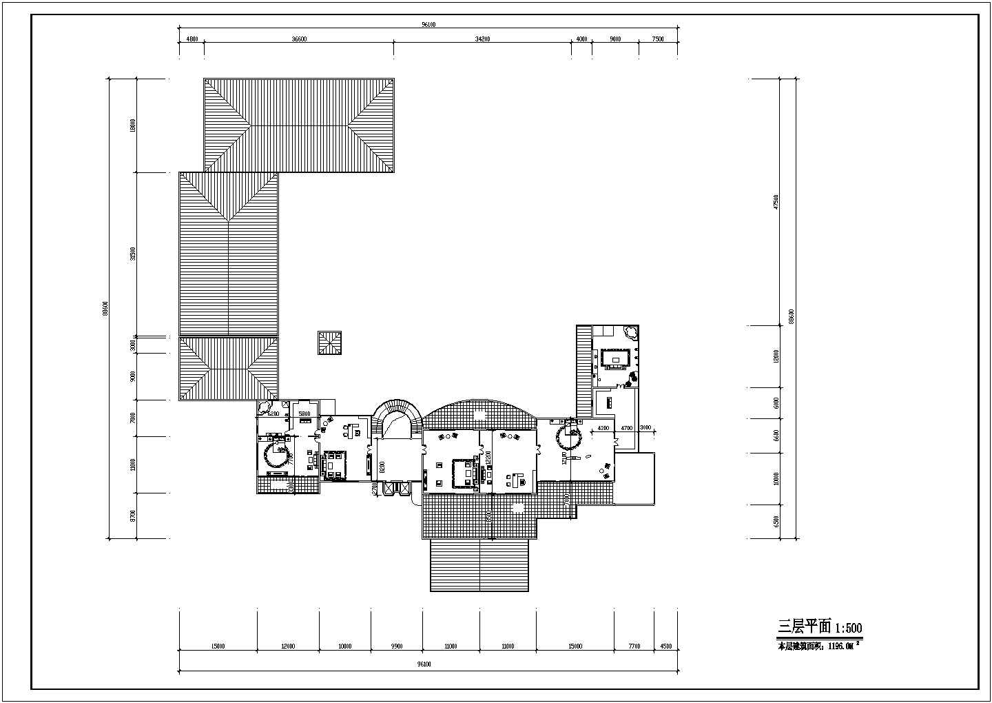 某国际度假风景豪华状元公馆式别墅建筑设计施工CAD图纸