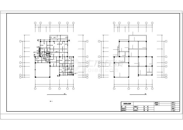 418平米3层独栋别墅建施结施设计cad图，含设计说明-图一