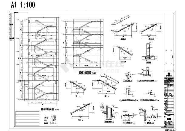 某地区钢结构厂房建筑设计施工CAD图纸-图二