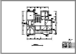 别墅设计_某二层带地下室现代风格别墅室内装饰设计cad图纸-图一