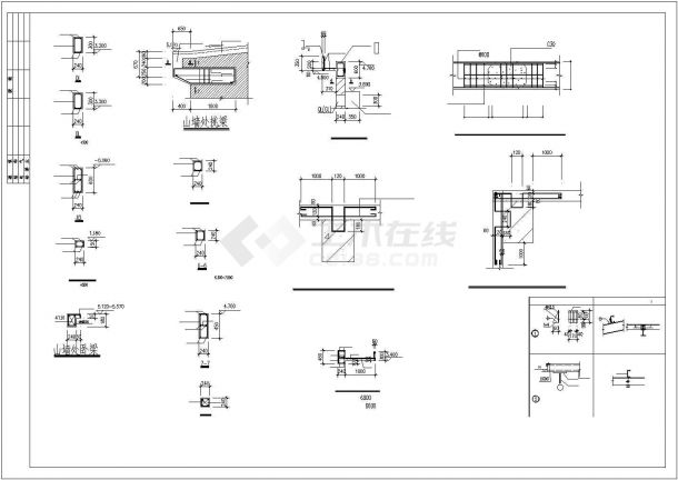 某地区18米单跨钢结构厂房建筑设计施工CAD图纸-图一