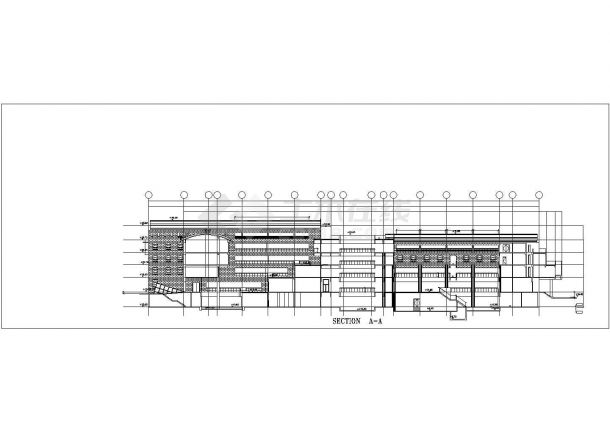 杭州市某高校3700平面4层框混结构外教公寓楼建筑设计CAD图纸-图二