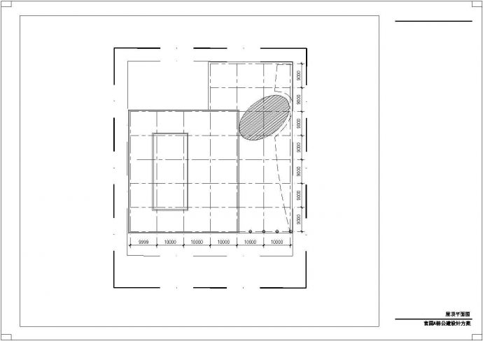 南京市仙林大道和园综合楼施工设计CAD方案_图1