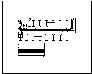 某市六层档案馆电气施工cad图(含低压配电，照明系统设计)-图二