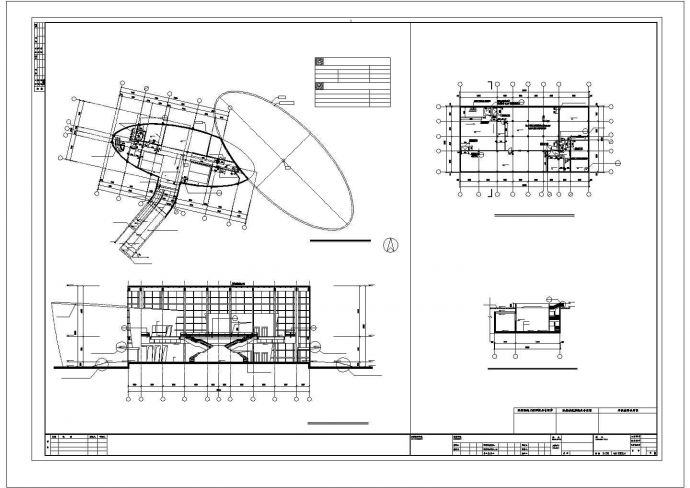 [上海青浦区]某三层博物馆建筑CAD施工图_图1