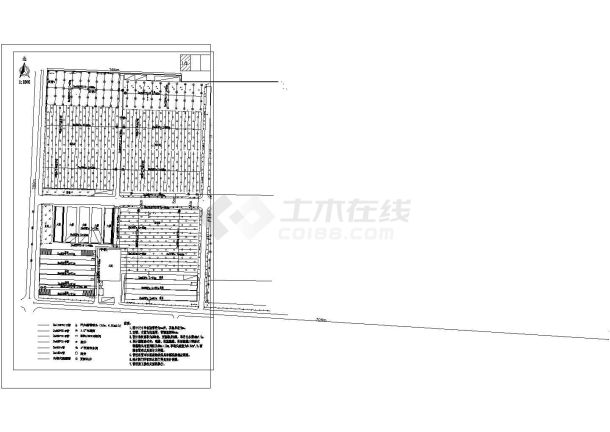 250亩节水灌溉平面布置图-图一