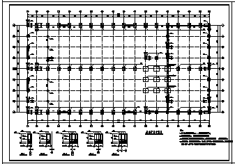 厂房设计_4000平米单层钢结构工业厂房结构cad施工图，共十八张-图二