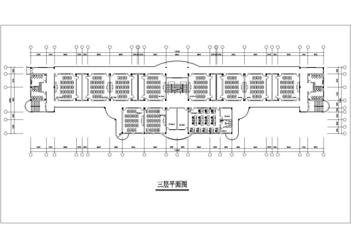 【广东省】某中学教学楼方案设计图_图1