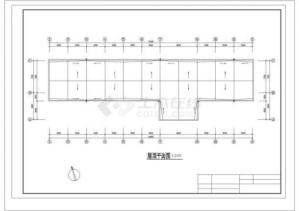 【南京】五层框架结构中学教学楼毕业设计（含建筑、计算书）-图一