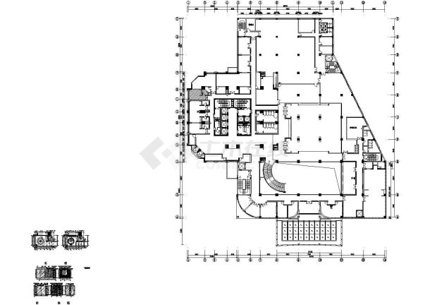 小餐厅平顶设计立面图-图一