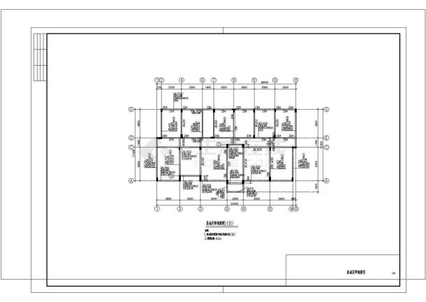 【7层】2000平米框架住宅楼设计施工图（施工组织设计，工程量清单，(建筑、结构CAD图)，平面布置图，网络图，118页）-图二