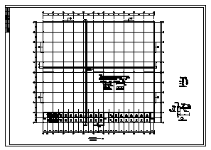 厂房设计_30米单层钢结构门式刚架厂房结构施工cad图，共十张-图二