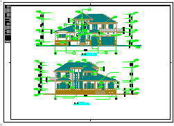 某花园别墅cad设计建筑施工图_图1