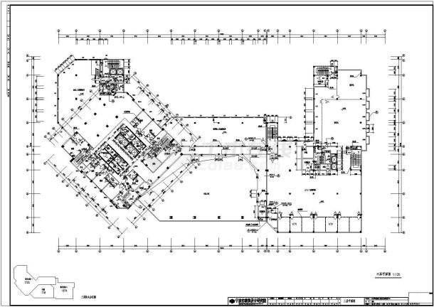 国际大酒店及国际商贸中心建筑方案图-图二