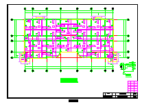 1号办公楼结构设计CAD施工图纸-图一