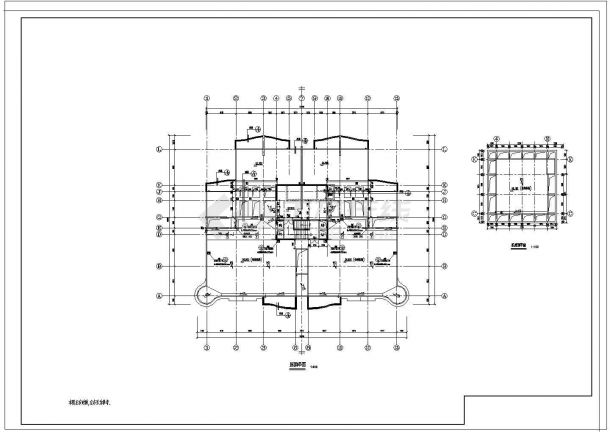 某18层高层公寓楼建筑设计CAD施工图（含公寓楼跃层设计）-图一
