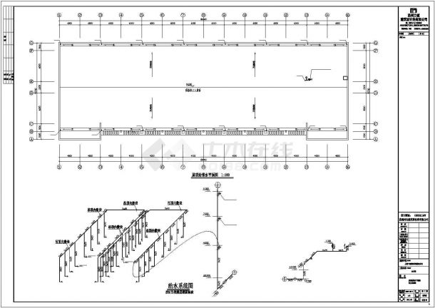 某地区公司钢结构办公建筑设计施工CAD图纸-图二