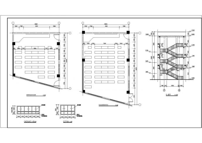 五层学校教学楼全套建筑施工图（共20张图）_图1