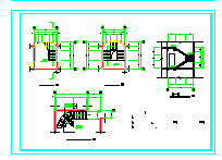 多层别墅建筑结构总图cad图纸_图1