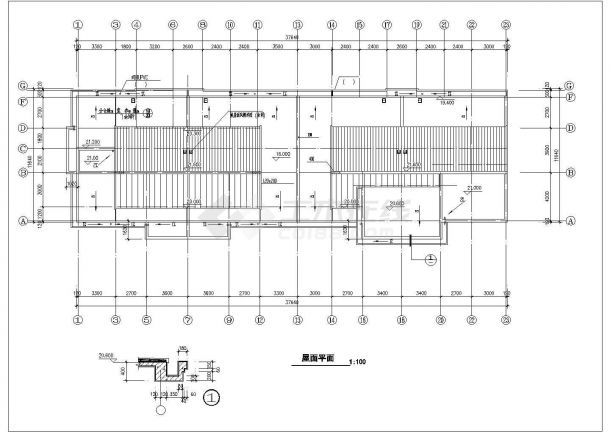 银川市某居住区5900平米6层混合结构住宅楼全套建筑设计CAD图纸-图二