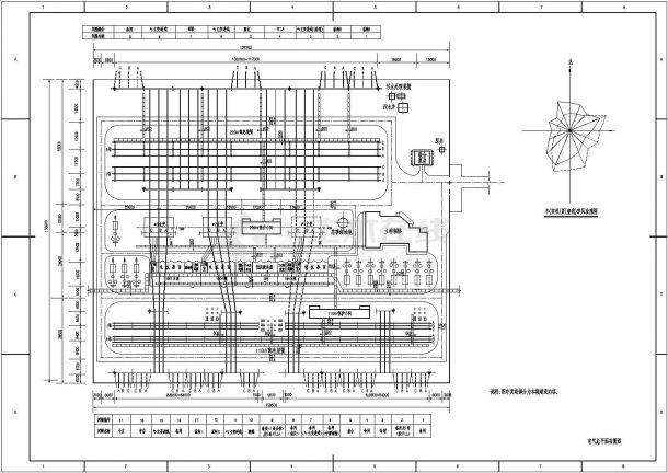 某高压变电所设计cad全套电气施工图（甲级院设计）-图二