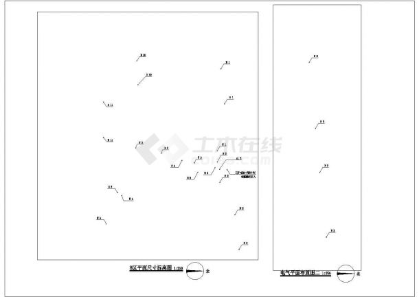 综合服务用房建筑--电气设计图-图一