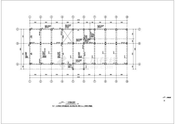 某地区各种热门建筑结构的设计CAD图-图一