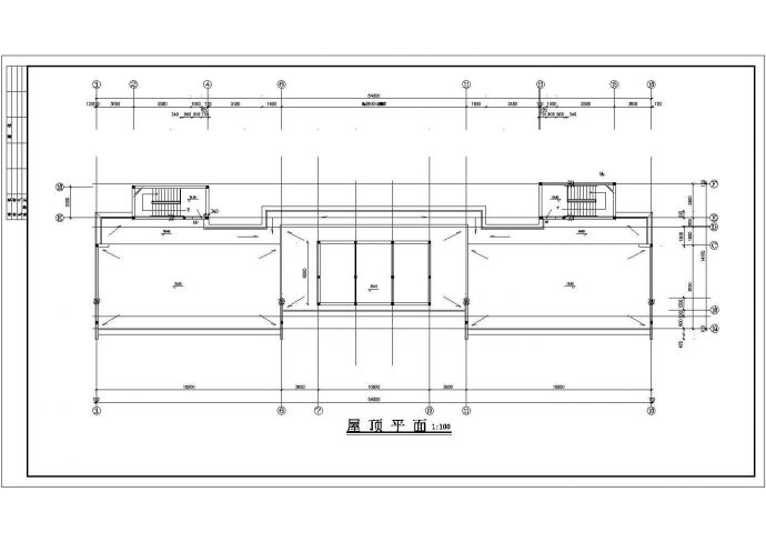 厦门大学某六层框架结构学生宿舍改造工程设计cad全套建筑施工图（含设计说明）_图1