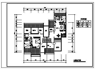 某五层单元式住宅楼全套建筑设计cad图(含平立面图，共十六张)-图一