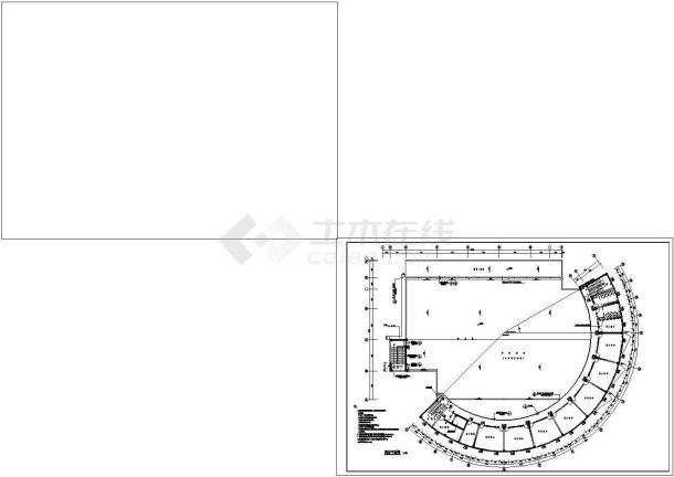 某外国语学校五层框架结构食堂设计cad全套建筑施工图（含设计说明）-图二