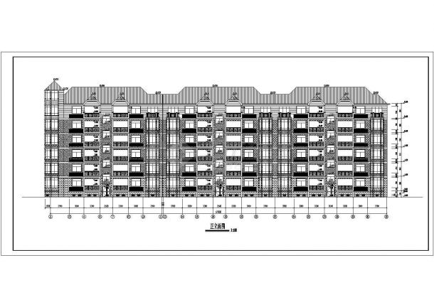 漳州市某小区5100平米六层砌体结构住宅楼全套建筑设计CAD图纸-图一