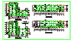 某学校教学楼结构设计CAD施工图纸-图二
