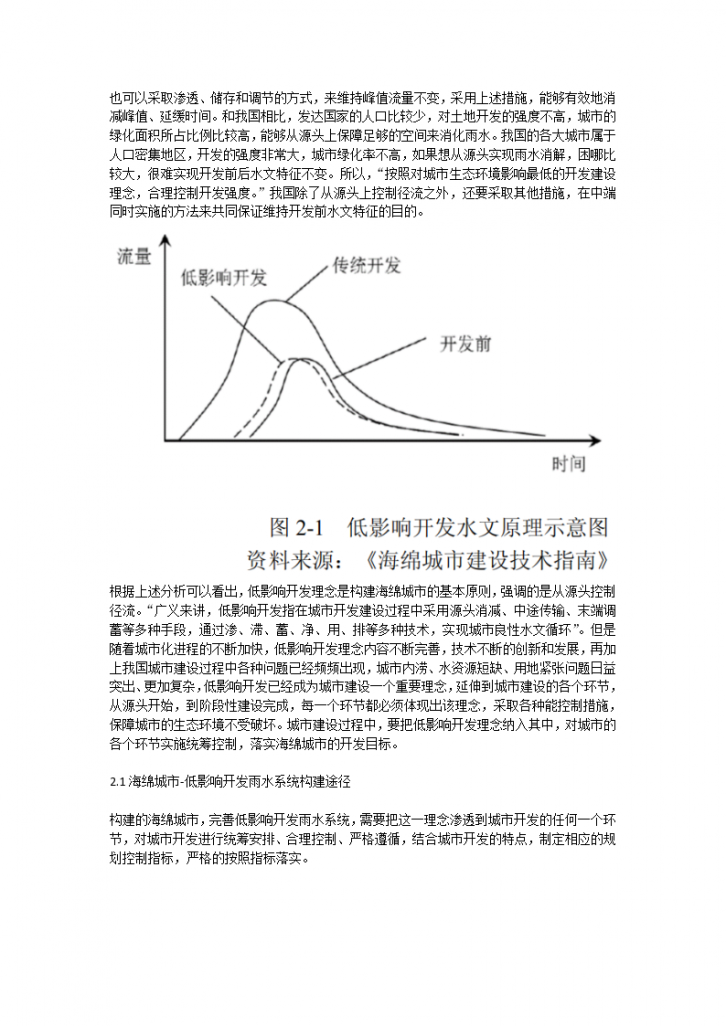 海绵城市的定义和概述-海绵城市和低影响开发理念概述-图二