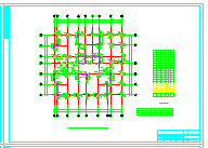 框剪结构商务楼建筑结构设计CAD施工全套图