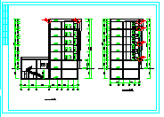 六层框剪结构商务楼建筑结构设计CAD图