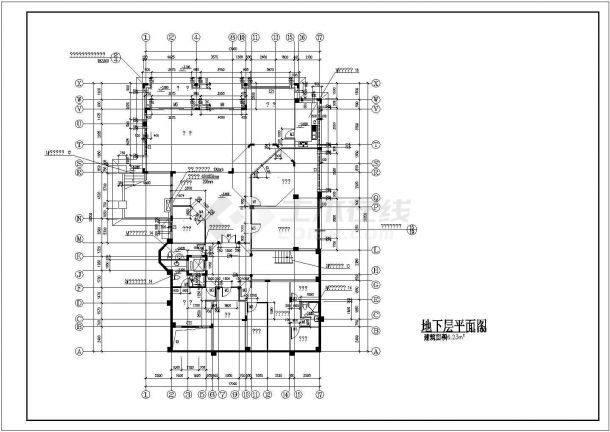 某精致欧式豪华住宅建筑施工CAD参考-图二