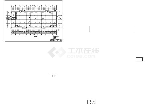 马鞍山某钢铁厂房1号车间整套装修cad建筑施工图-图二