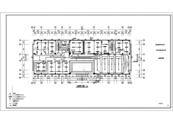 文创中心室内装修工程（文体中心）电设计CAD图-图二