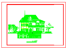 四套经典的别墅建筑设计cad施工图纸_图1