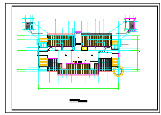 武汉东湖行吟水榭豪宅建筑设计cad施工图纸-图二